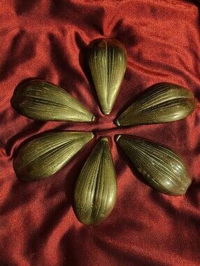 MCM Brass Lotus Ashtrays